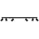 Ceiling lamp RING 6L black