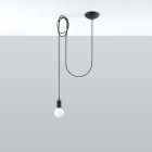 Pendant lamp EDISON 1 black