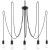 Chandelier EDISON 5 black