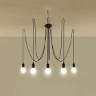 Chandelier EDISON 5 black