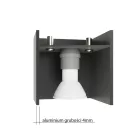 Ceiling lamp QUAD black