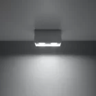 Ceiling lamp QUAD grey