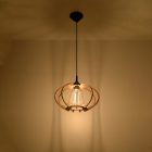 Pendant lamp MANDELINO natural wood