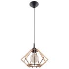 Pendant lamp POMPELMO natural wood
