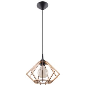 Pendant lamp POMPELMO natural wood