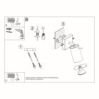 Wall lamp RING 1 grey