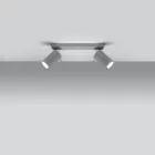 Ceiling lamp RING 2 grey