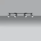 Ceiling lamp RING 4L grey