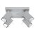 Ceiling lamp MERIDA 4 grey