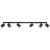 Ceiling lamp MERIDA 6L black
