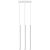 Pendant lamp PASTELO 3 white