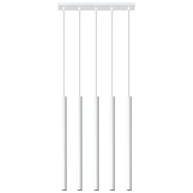 Pendant lamp PASTELO 5 white