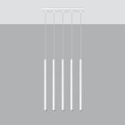 Pendant lamp PASTELO 5 white