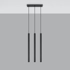 Pendant lamp PASTELO 3 black