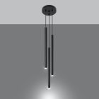 Pendant lamp PASTELO 3P black