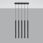 Pendant lamp PASTELO 5 black