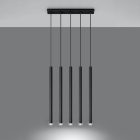 Pendant lamp PASTELO 5 black
