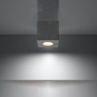 Ceiling lamp QUAD concrete