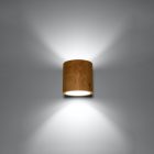 Wall lamp ORBIS natural wood