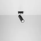 Ceiling lamp DIREZIONE 1 black