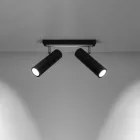 Ceiling lamp DIREZIONE 2 black