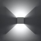 Wall lamp LUCA white LED IP54