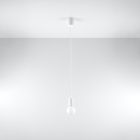 Pendant lamp DIEGO 1 white