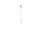 Pendant lamp DIEGO 1 white