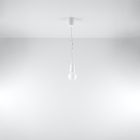 Pendant lamp DIEGO 1 white