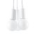 Pendant lamp DIEGO 3 white