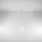 Pendant lamp DIEGO 3 white