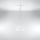 Pendant lamp DIEGO 5 white