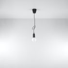 Pendant lamp DIEGO 1 black