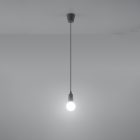 Pendant lamp DIEGO 1 grey
