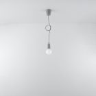 Pendant lamp DIEGO 1 grey