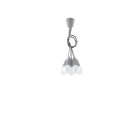 Pendant lamp DIEGO 5 grey