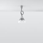 Pendant lamp DIEGO 5 grey
