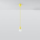 Pendant lamp DIEGO 1 yellow