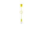 Pendant lamp DIEGO 1 yellow