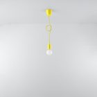 Pendant lamp DIEGO 1 yellow