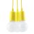 Pendant lamp DIEGO 3 yellow