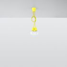 Pendant lamp DIEGO 3 yellow