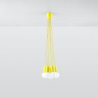 Pendant lamp DIEGO 5 yellow
