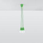 Pendant lamp DIEGO 3 green