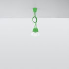 Pendant lamp DIEGO 3 green
