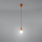 Pendant lamp DIEGO 1 orange