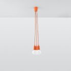 Pendant lamp DIEGO 3 orange