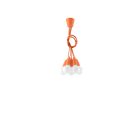 Pendant lamp DIEGO 5 orange