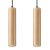 Pendant lamp LINO 2 wood
