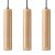 Pendant lamp LINO 3 wood
